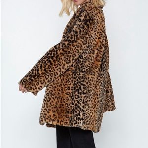 Nasty Gal Born to Be Wild Leopard Print Jacket